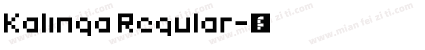 Kalinga Regular字体转换
